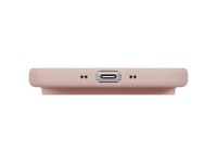 Capa de carregamento Uniq Lino Magclick para iPhone Air - Rosa Capa de carregamento Uniq Lino Magclick para iPhone Air - Rosa
