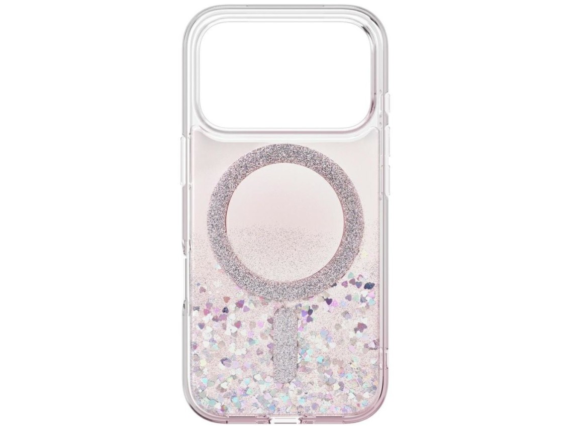 Capa Uniq Coehl Solea para iPhone 17 Pro com carregamento magn�tico - Rosa