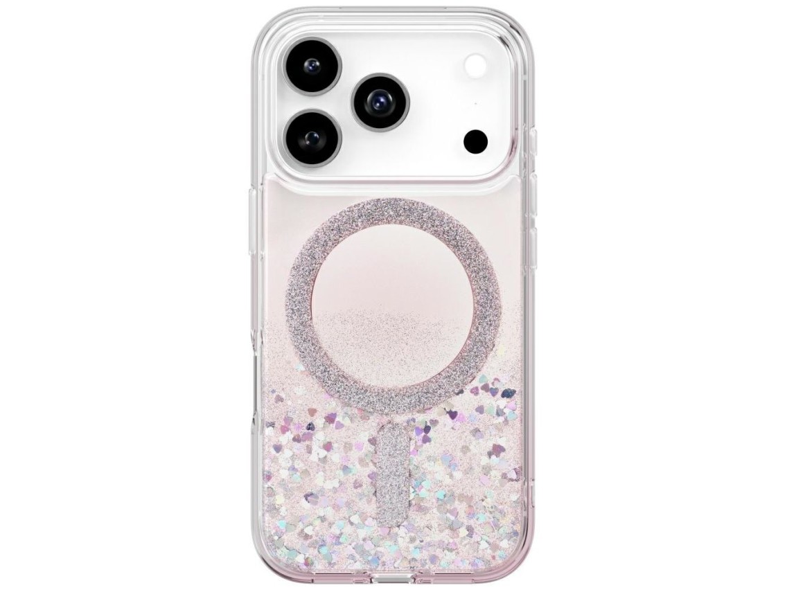 Capa Uniq Coehl Solea para iPhone 17 Pro com carregamento magn�tico - Rosa