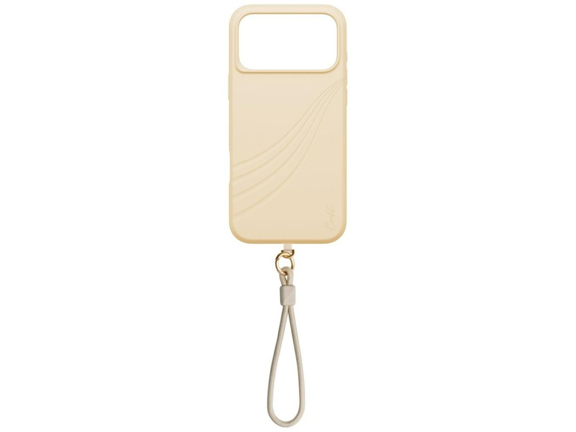 Capa Uniq Coehl Serina para iPhone 17 Pro Max com carregamento magnético - Bege
