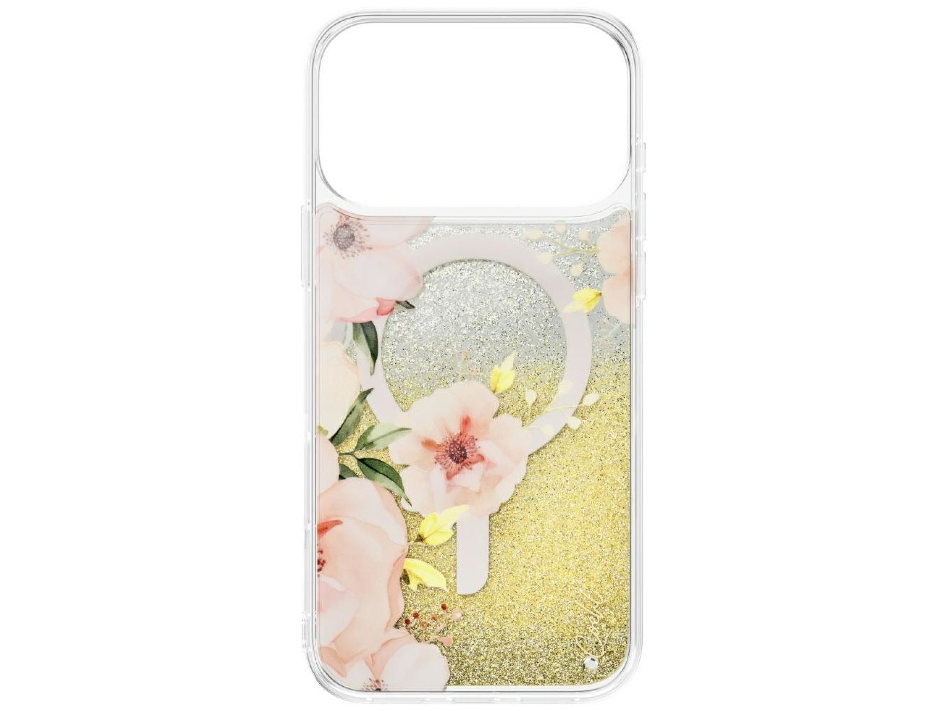 Capa Uniq Coehl Fleurette para iPhone 17 Pro Max com carregamento magnético - Multicolorida