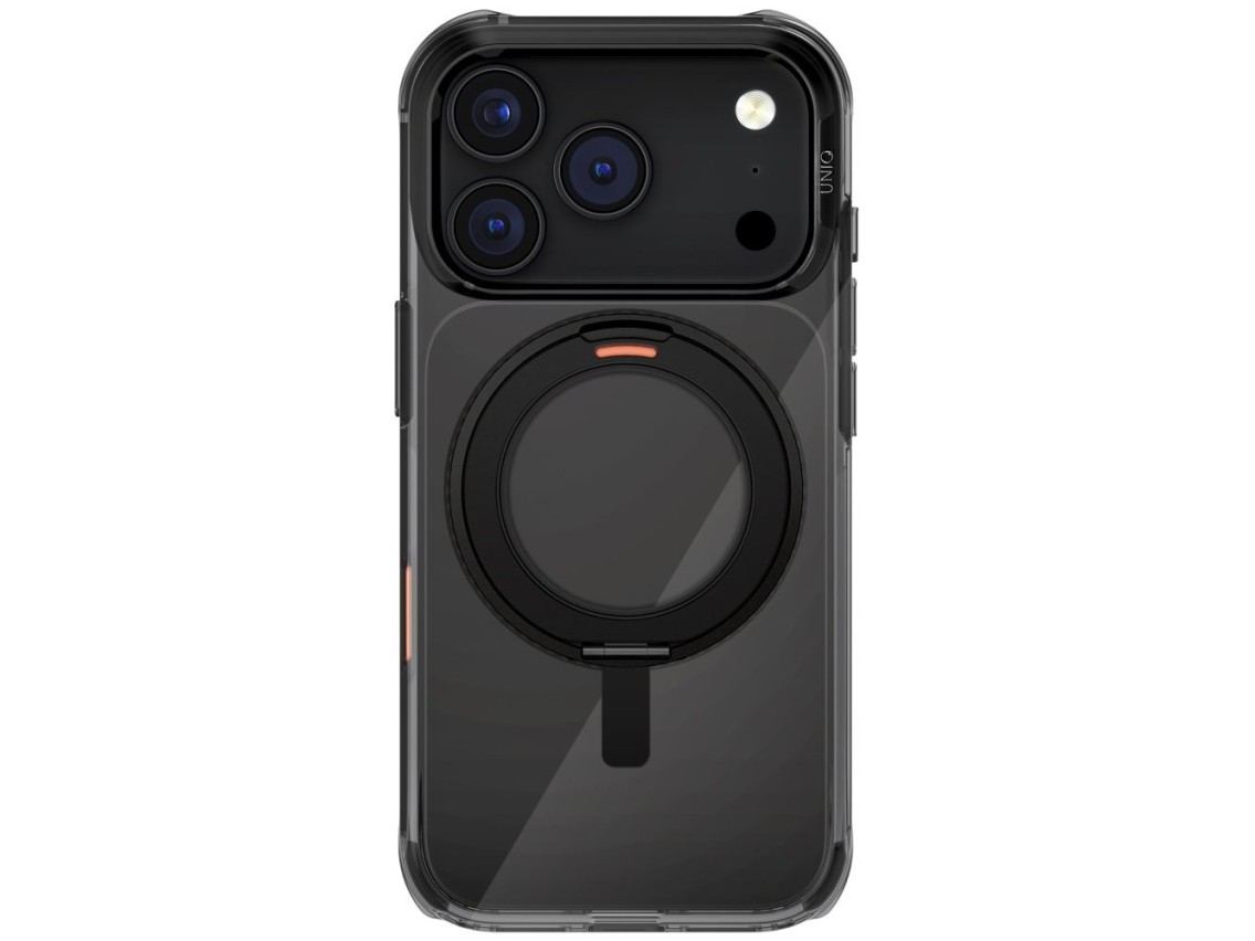 Uniq Swivix Rotating Kickstand 360 Case for iPhone 17 Pro - Black