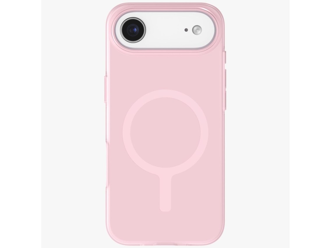Funda de carga Uniq Clario Magclick para iPhone Air - Rosa