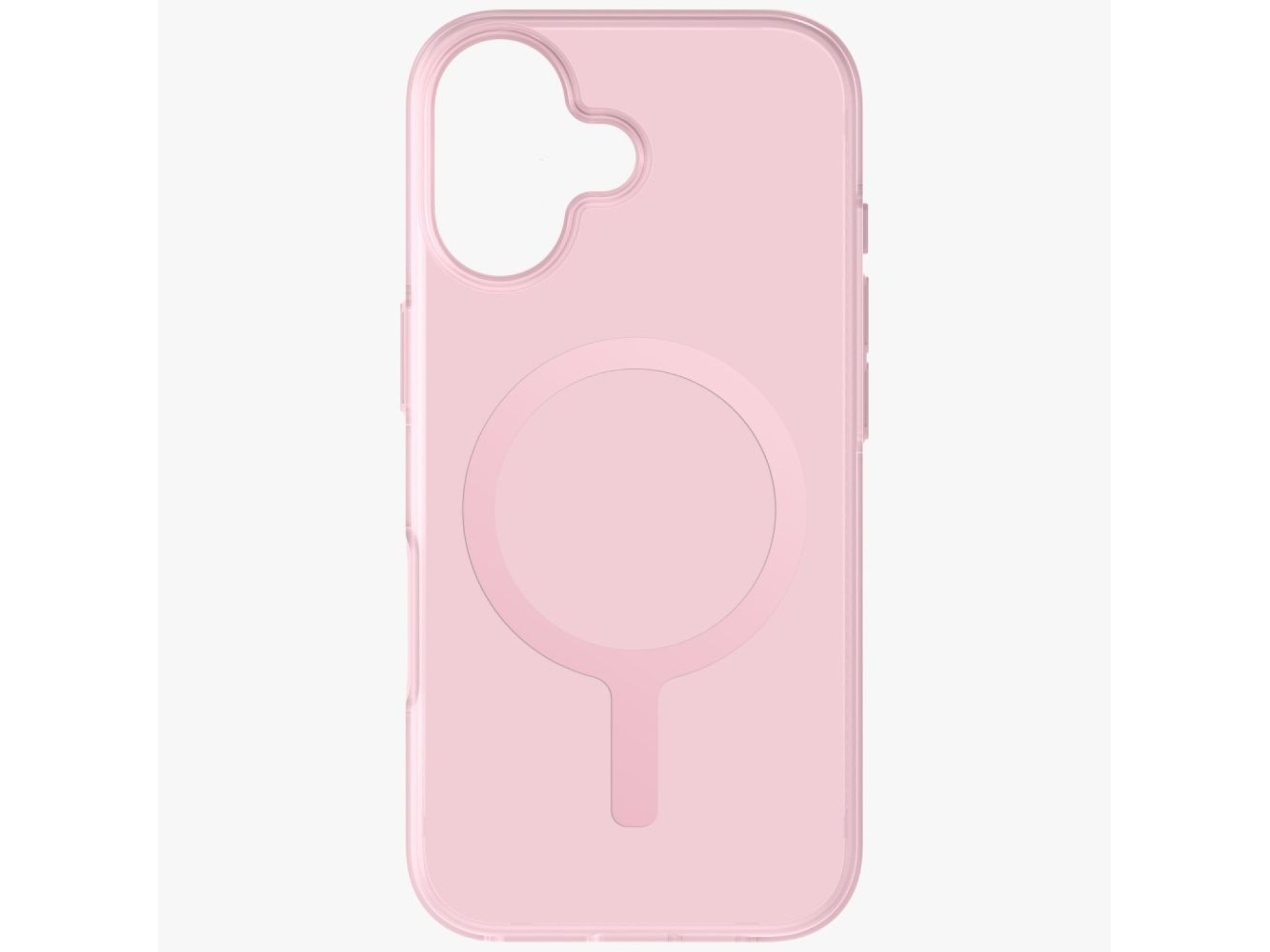 Funda de carga Uniq Clario Magclick para iPhone 17 - Rosa