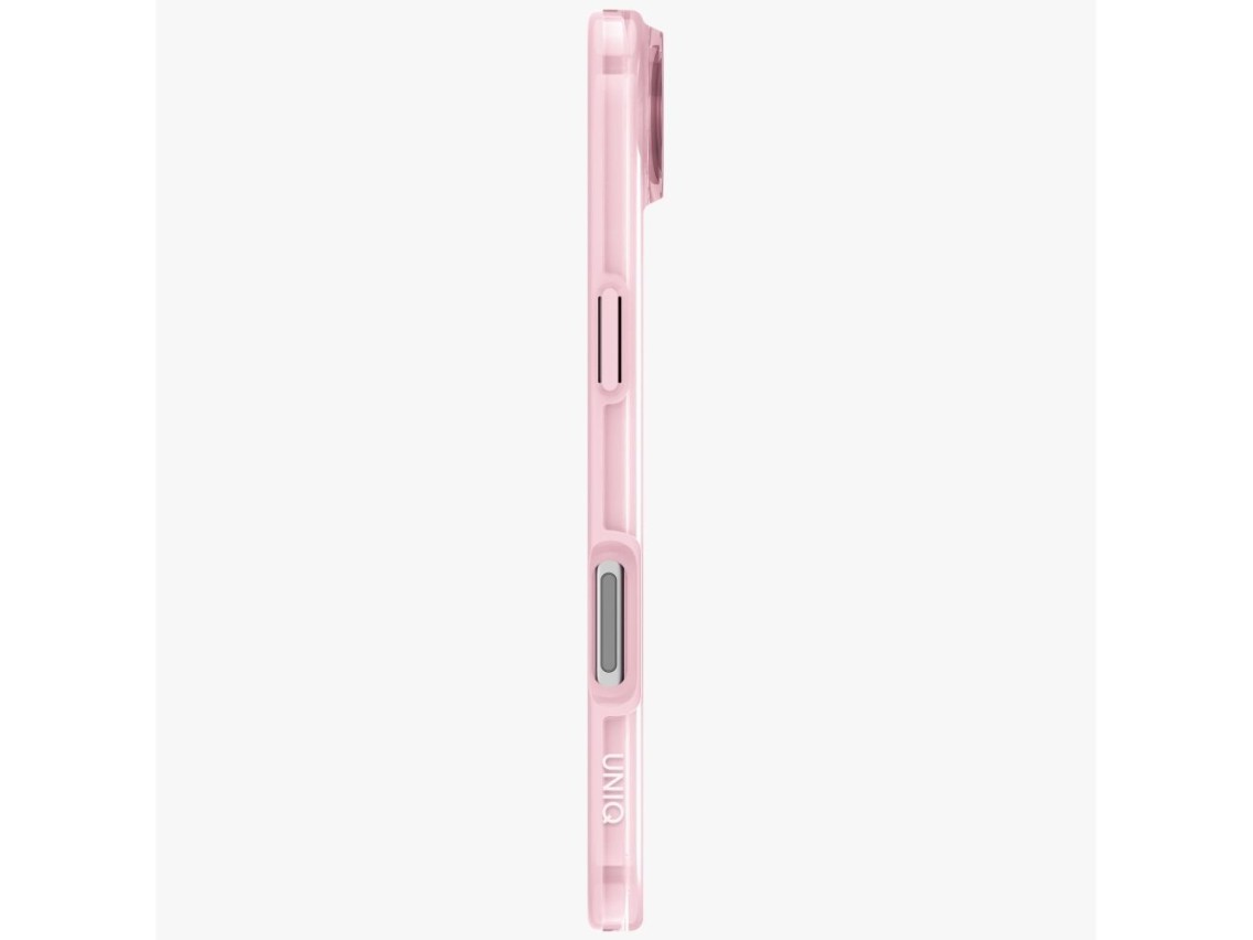 Funda de carga Uniq Clario Magclick para iPhone Air - Rosa