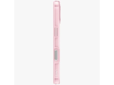 Capa de carregamento Uniq Clario Magclick para iPhone 17 - Rosa