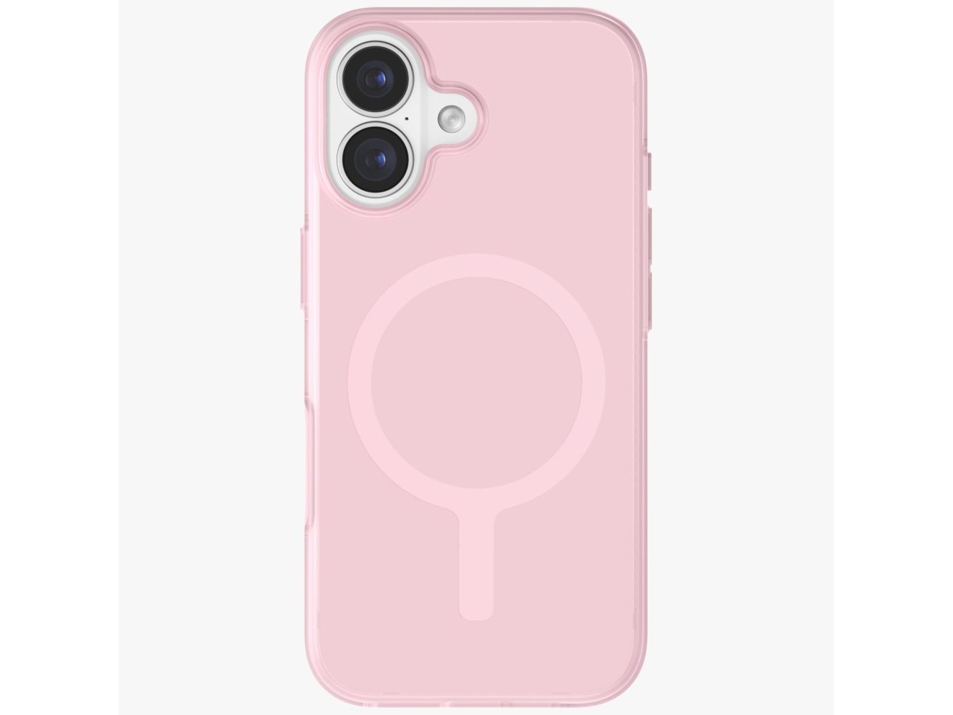 Funda de carga Uniq Clario Magclick para iPhone 17 - Rosa