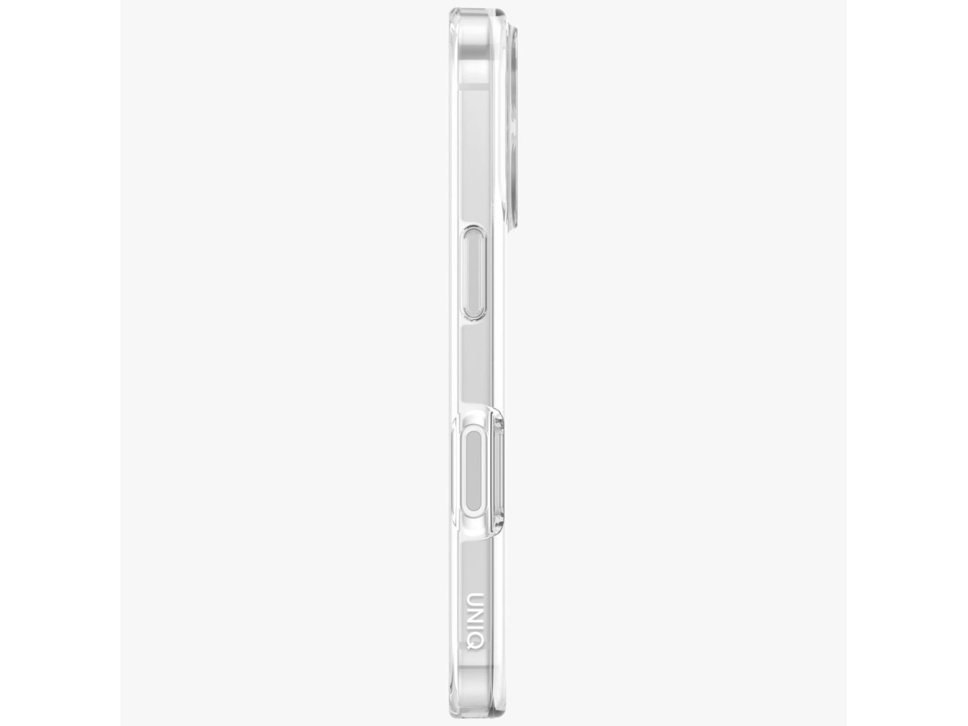 Capa de carregamento Uniq Clario Magclick para iPhone 17 Pro - Transparente