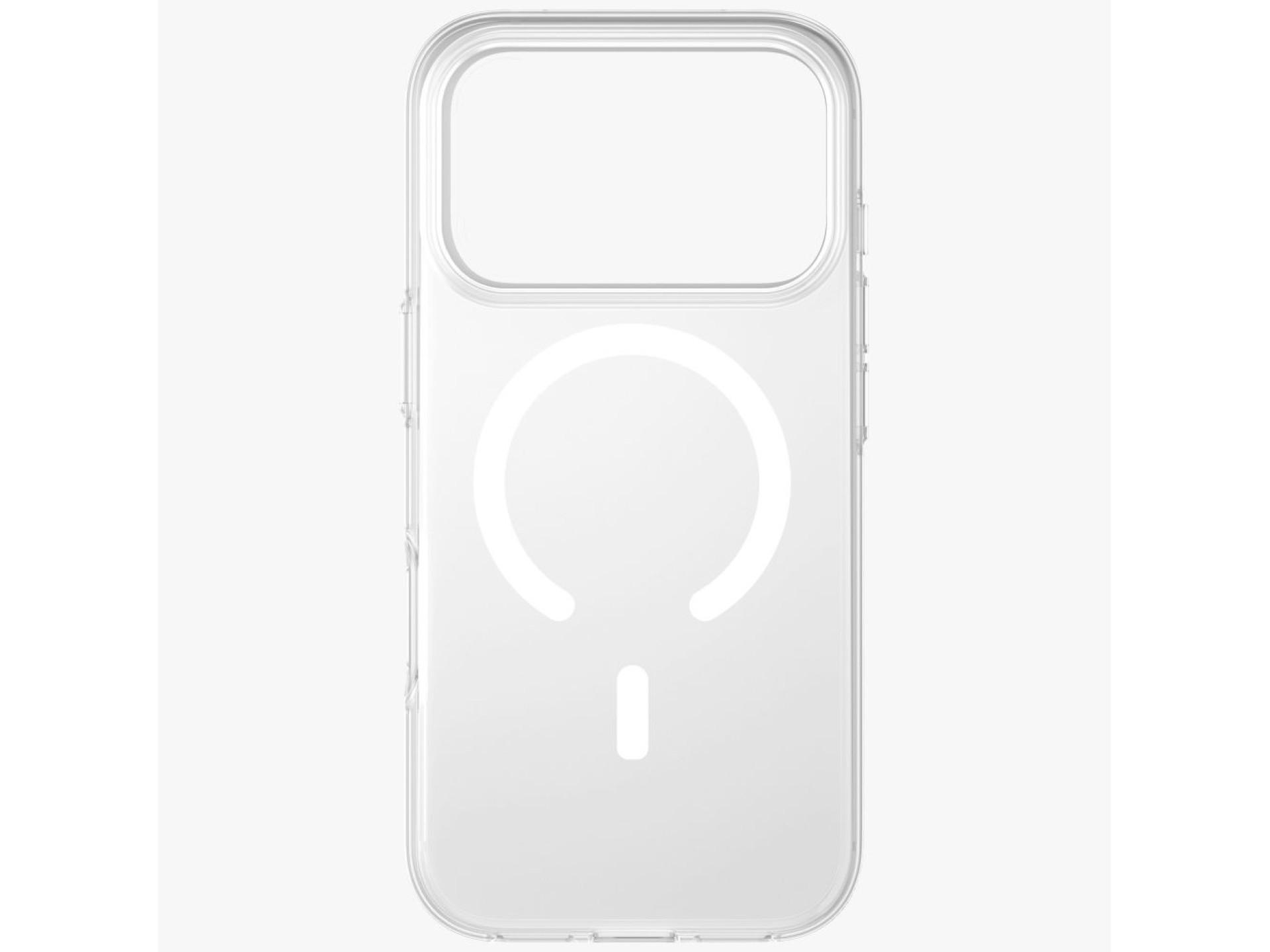 Capa de carregamento Uniq Clario Magclick para iPhone 17 Pro - Transparente