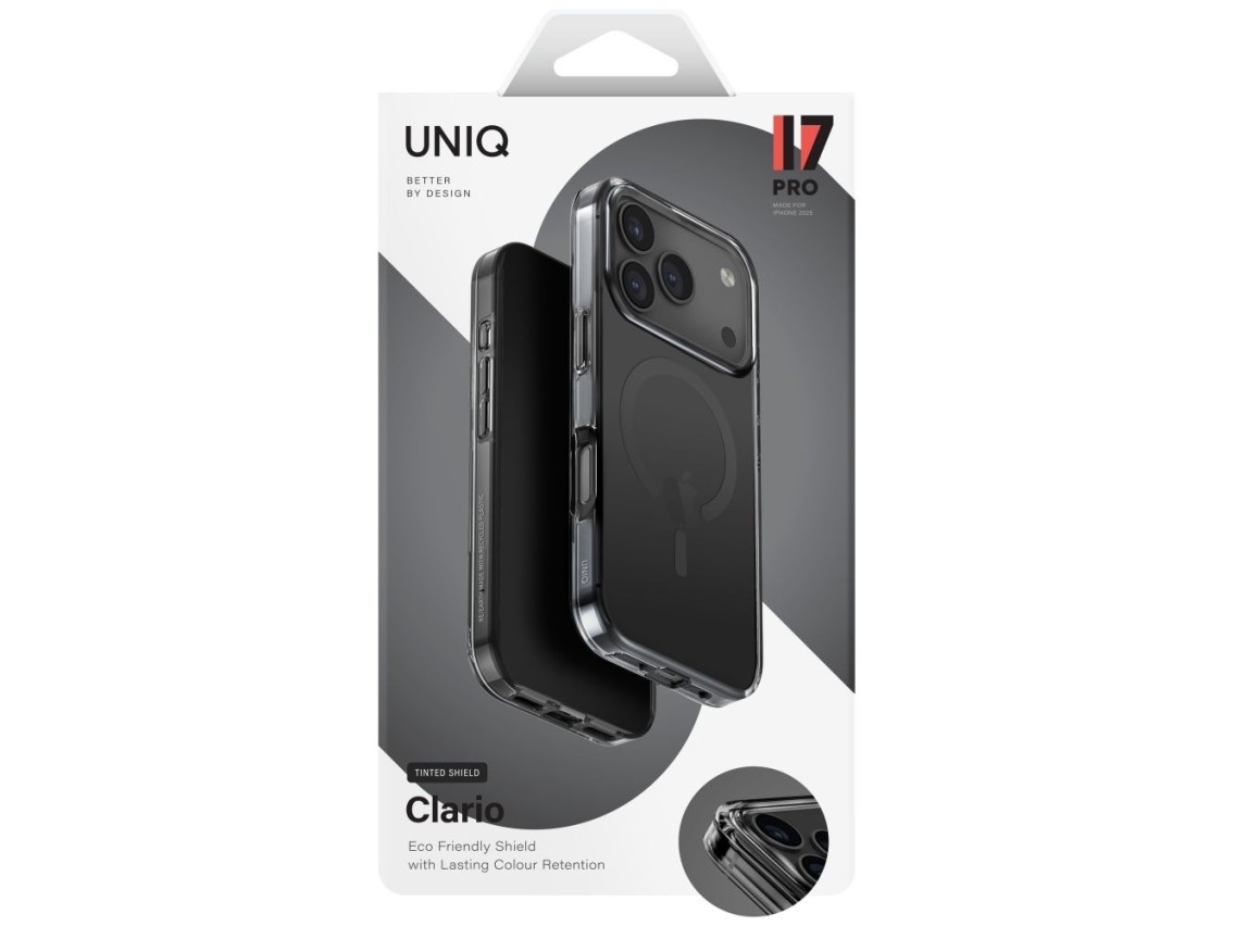 Uniq Clario Magclick Charging Case for iPhone 17 Pro - Black