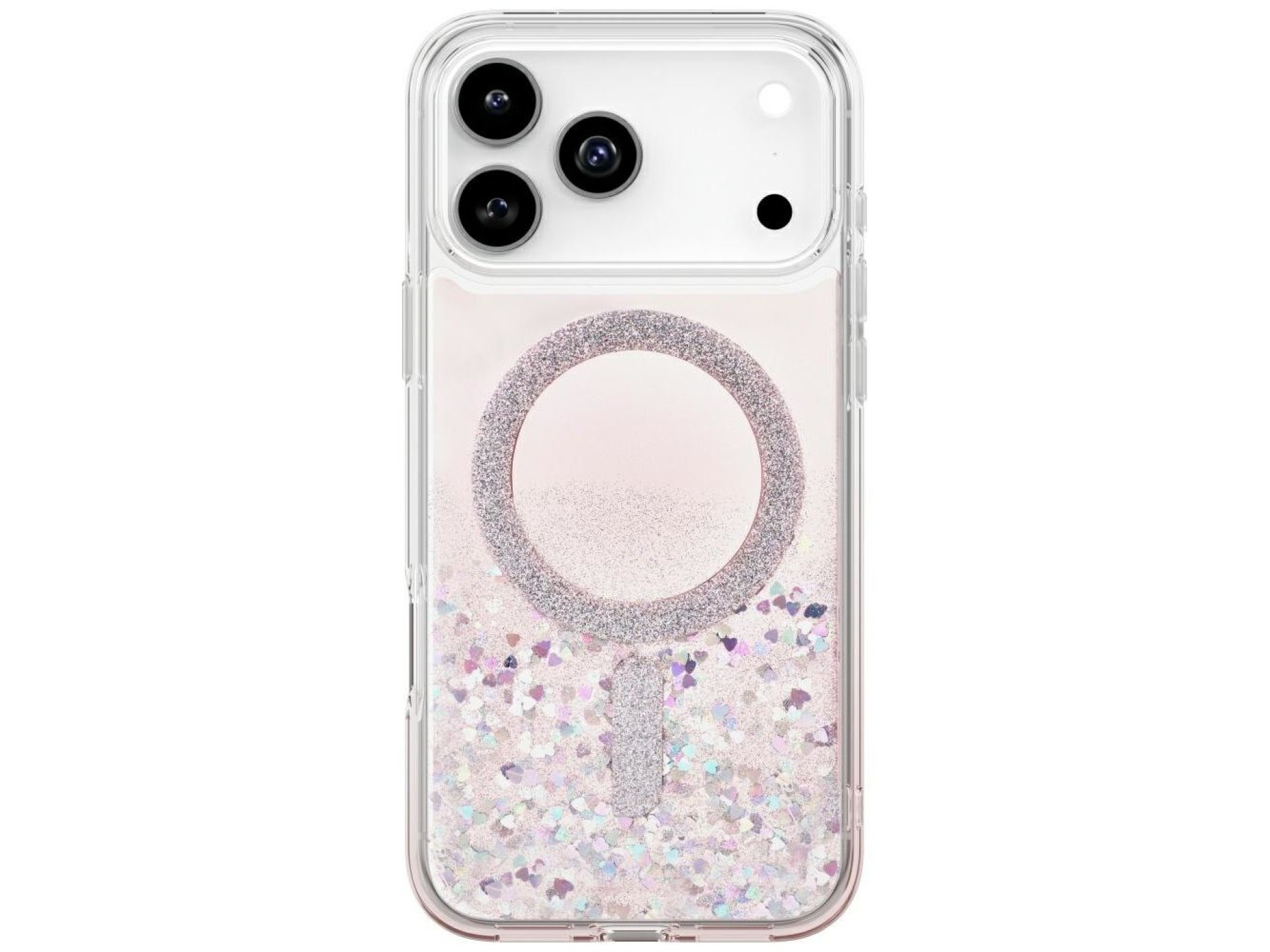 Funda Uniq Coehl Solea para iPhone 17 Pro Max con carga magnética - Rosa