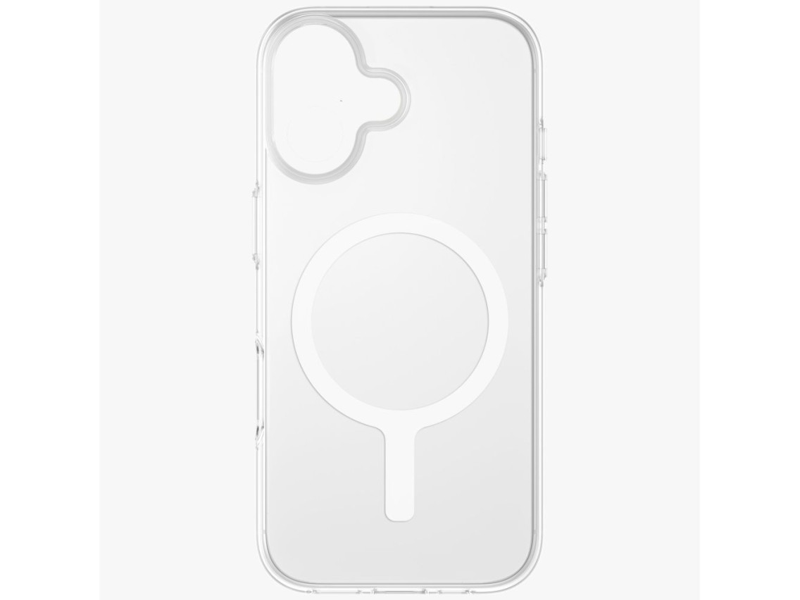 Capa de carregamento Uniq Clario Magclick para iPhone 17 - Transparente