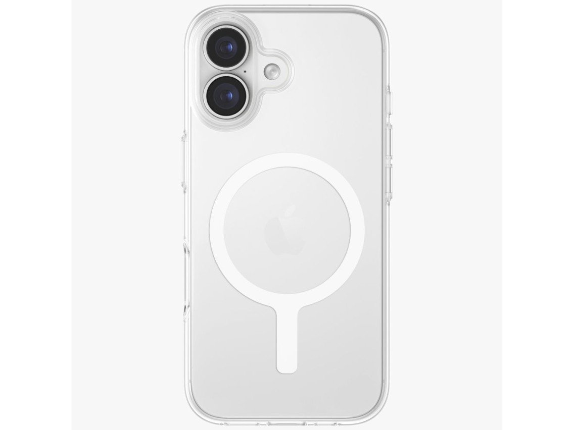 Capa de carregamento Uniq Clario Magclick para iPhone 17 - Transparente