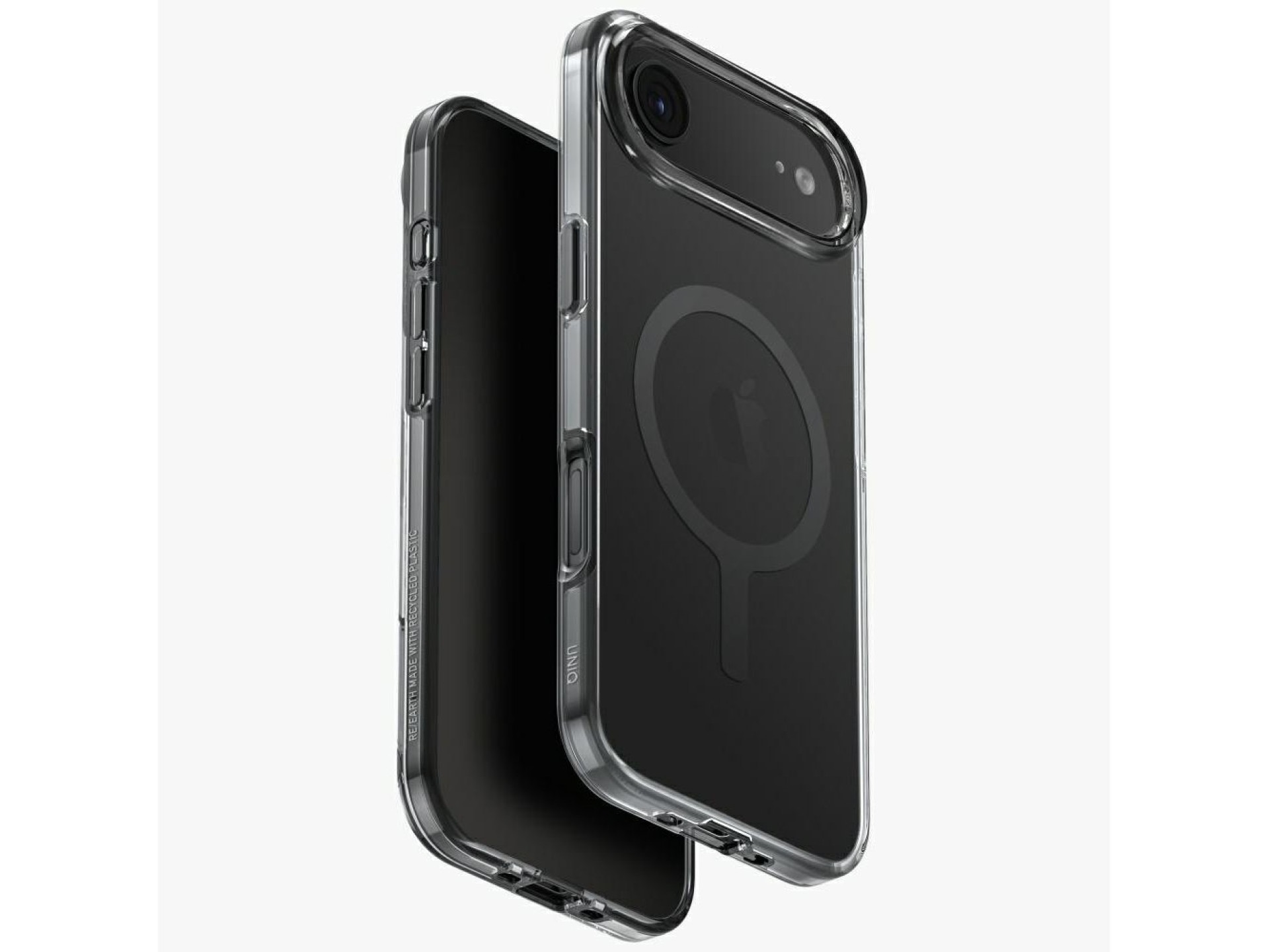 Capa de carregamento Uniq Clario Magclick para iPhone Air - Preta