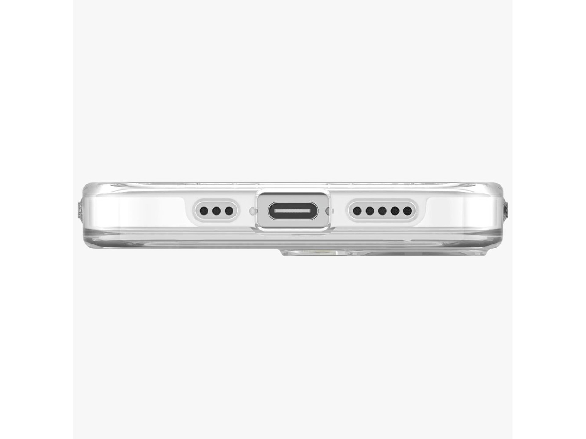 Capa de carregamento Uniq Clario Magclick para iPhone 17 - Transparente