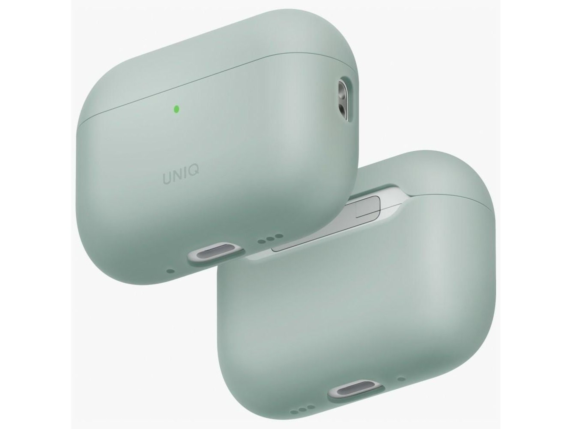 Capa de silicone Uniq Lino para AirPods Pro 3 - Verde