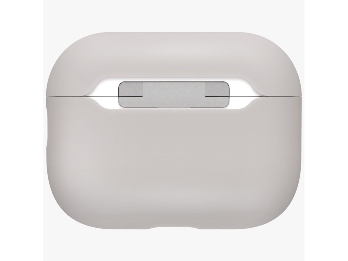 Capa de silicone Uniq Lino para AirPods Pro - Bege