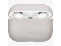 Capa de silicone Uniq Lino para AirPods Pro - Bege