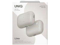 Capa de silicone Uniq Lino para AirPods Pro - Bege