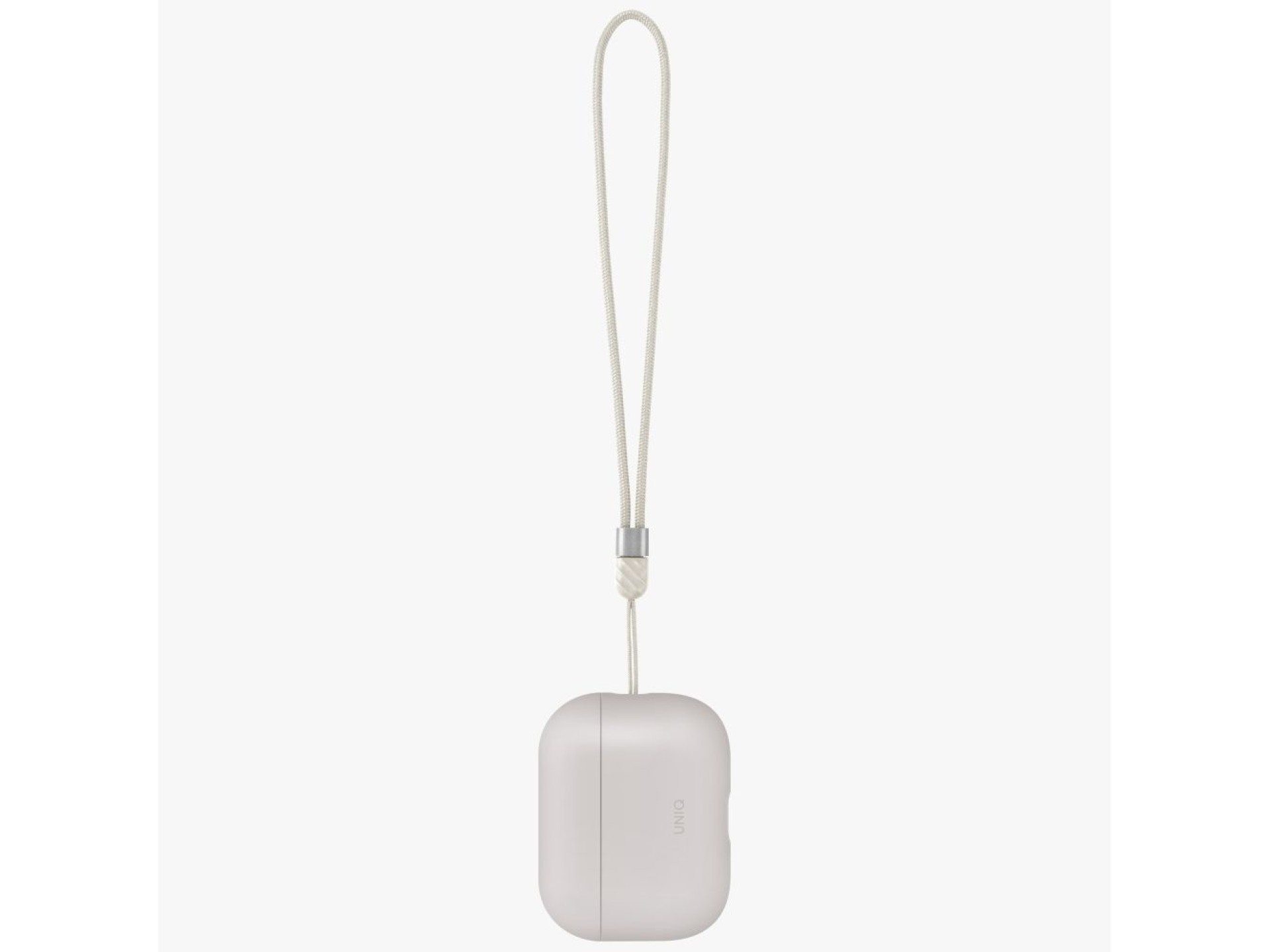 Capa de silicone Uniq Lino para AirPods Pro - Bege