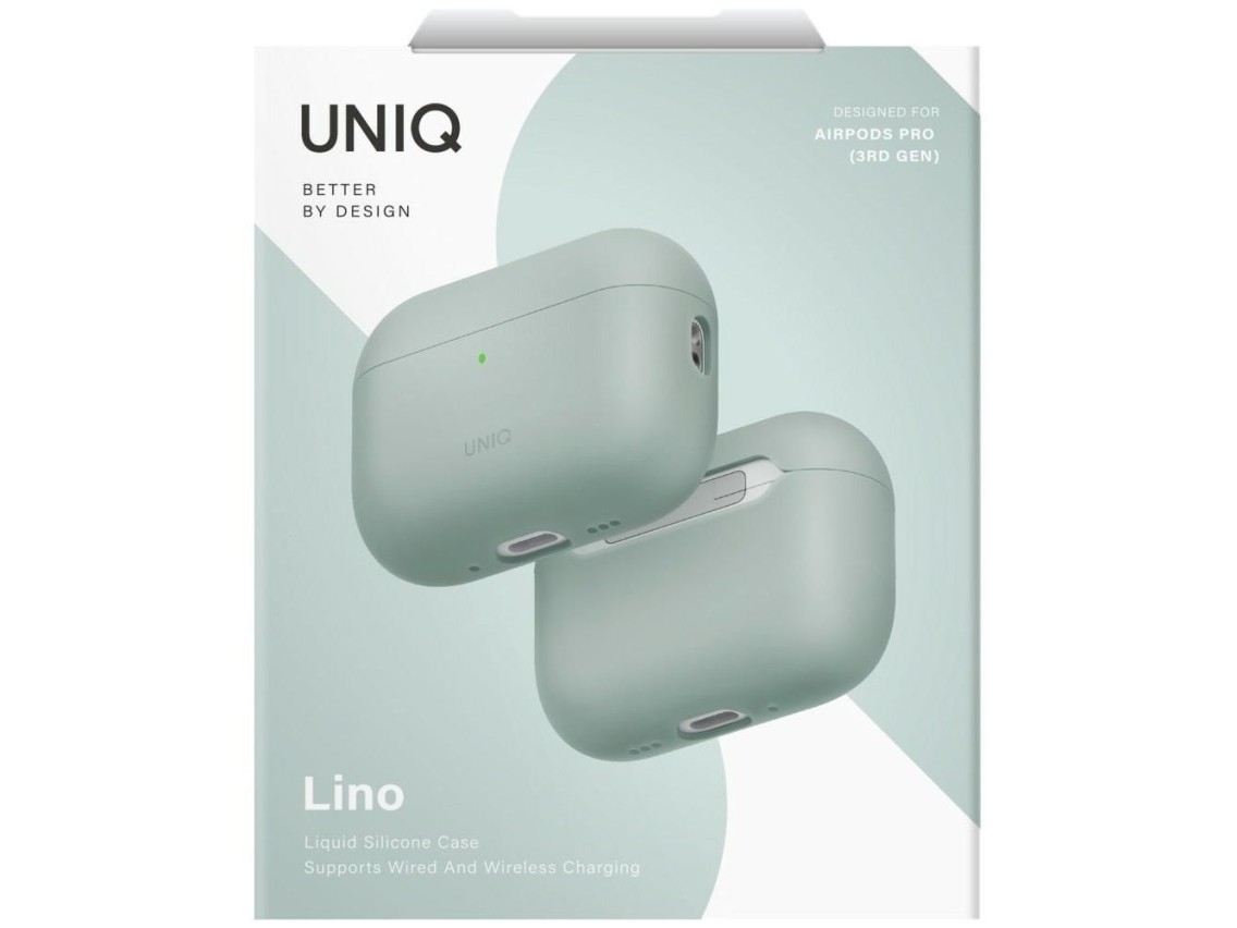 Uniq Lino Silicone Case for AirPods Pro 3 - Green