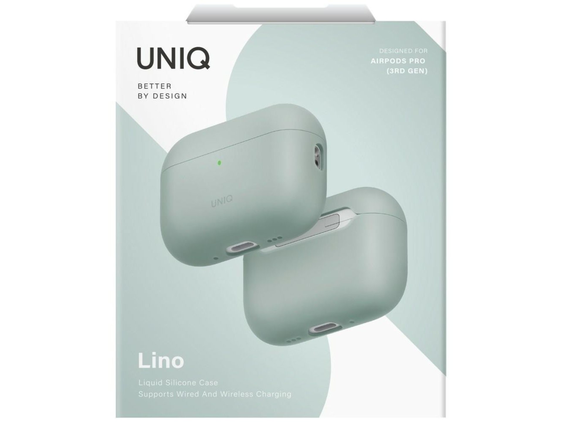 Uniq Lino Silicone Case for AirPods Pro 3 - Green