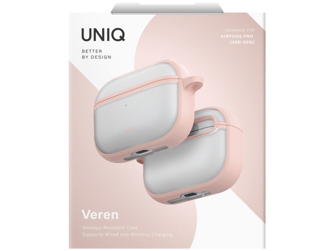 Funda Uniq Veren para AirPods Pro 3 - rosa