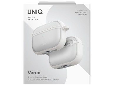 Uniq Veren Case for AirPods Pro 3 - White Uniq Veren Case for AirPods Pro 3 - White