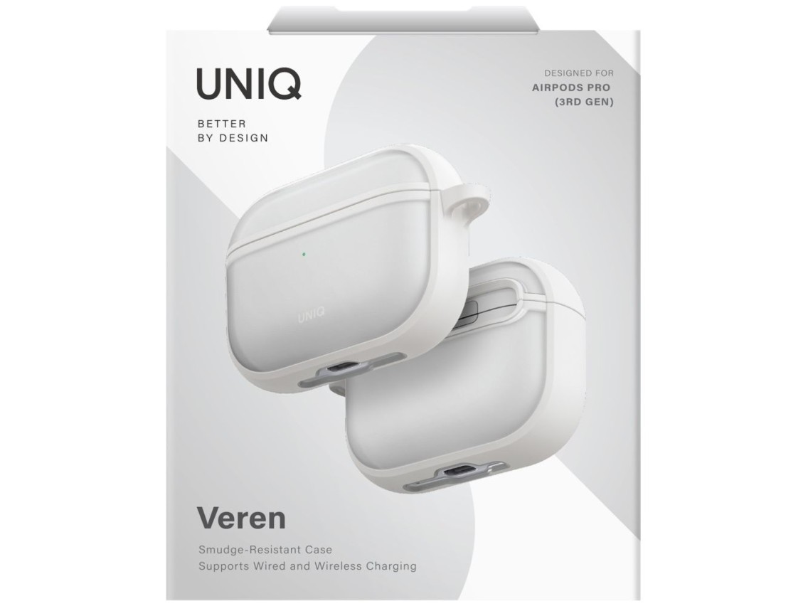 Capa Uniq Veren para AirPods Pro 3 - Branca