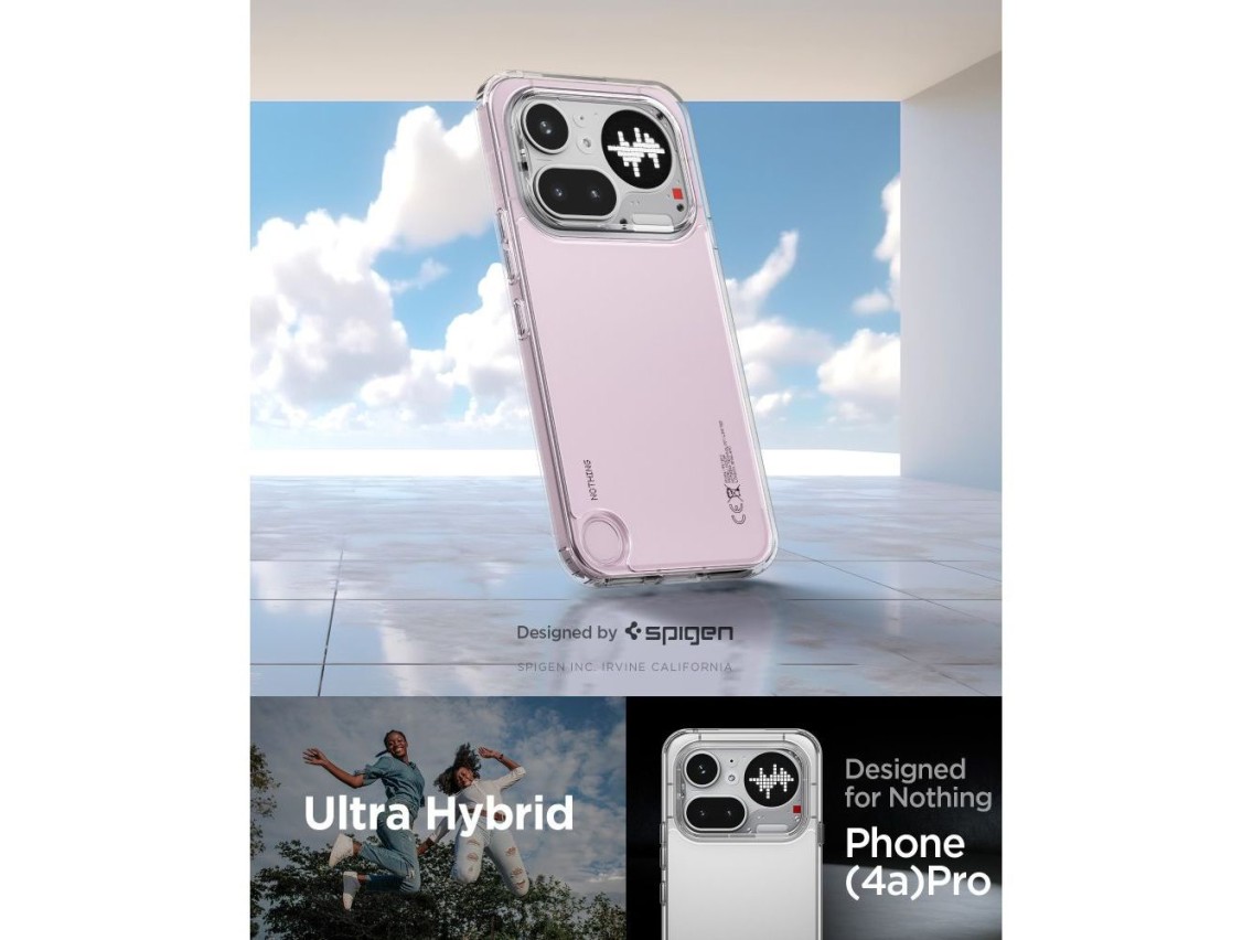 Capa Spigen Ultra Hybrid para Nokia Phone 4A Pro - Transparente
