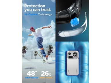 Funda Spigen Ultra Hybrid para Nothing Phone 4A Pro - Transparente