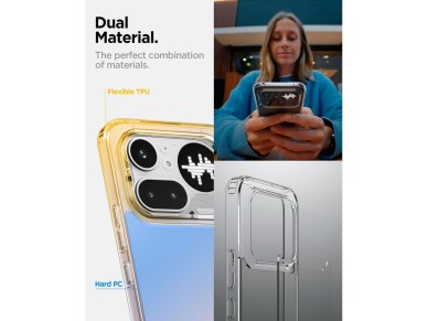 Funda Spigen Ultra Hybrid para Nothing Phone 4A Pro - Transparente
