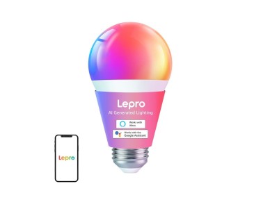 Bombilla LED LEPRO B1 E27 con Bluetooth y Wi-Fi, 806 lm Bombilla LED LEPRO B1 E27 con Bluetooth y Wi-Fi, 806 lm