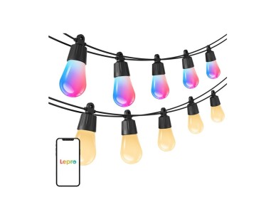 LEPRO ZB1-15 Wi-Fi String Lights, 15 m