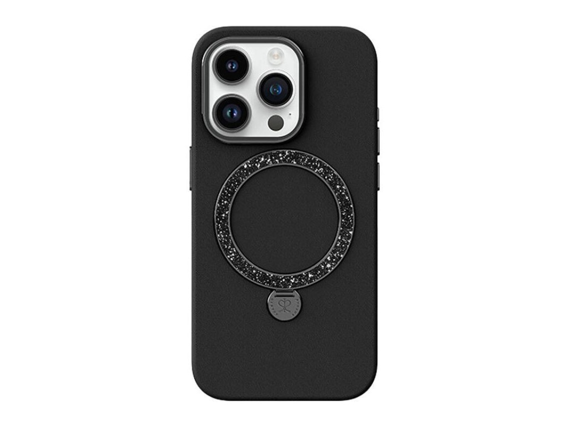 Capa Joyroom PN-15L4 Dancing Circle para iPhone 15 Pro Max (preta)