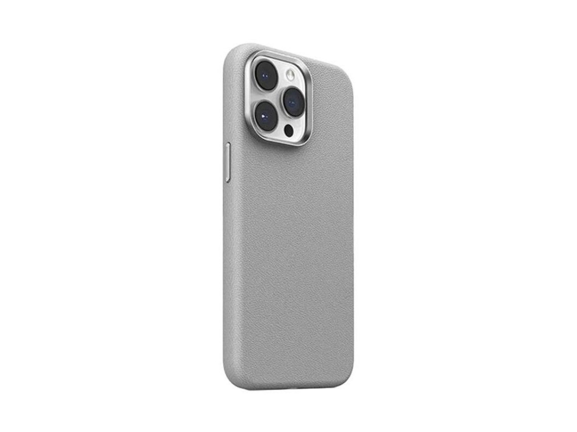 Capa magnética para iPhone 15 Joyroom JR-BP007 (cinza)