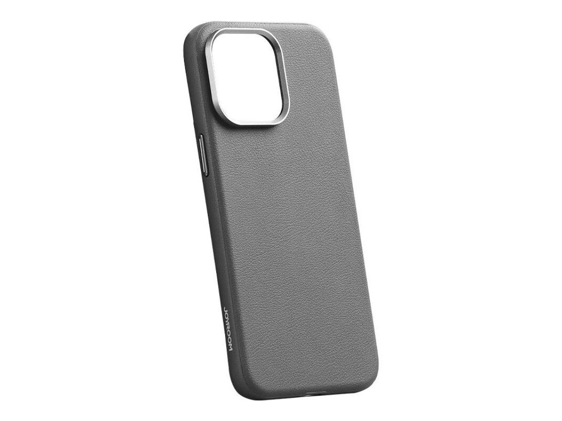 Capa protetora magnética Joyroom JR-BP007 para iPhone 15 Pro Max (cinza)