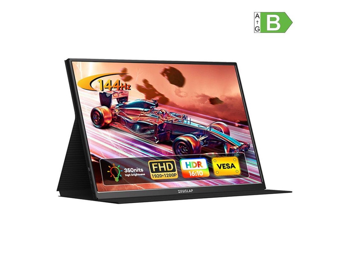 Monitor portátil ZEUSLAP P16 Ultra de 16" e 144Hz