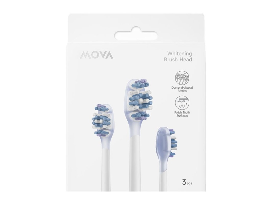 Replacement brush heads for the MOVA Fresh 20 and Sensus Fresh 10