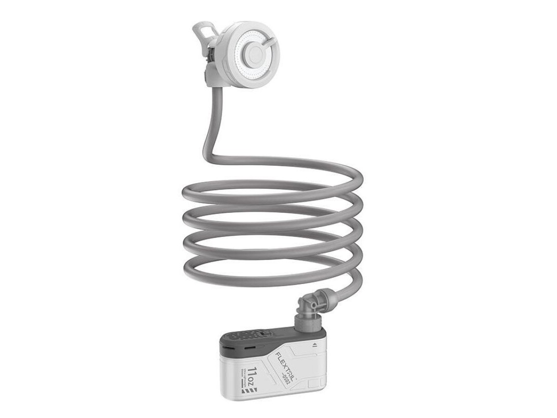 Chuveiro portátil Flextail Max Shower com bomba (branco)