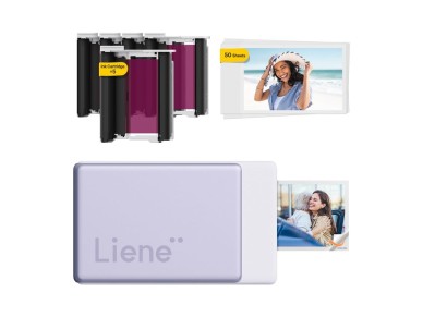 LIENE Pearl N200 Pro 2x3" Portable Photo Printer (Purple) LIENE Pearl N200 Pro 2x3" Portable Photo Printer (Purple)