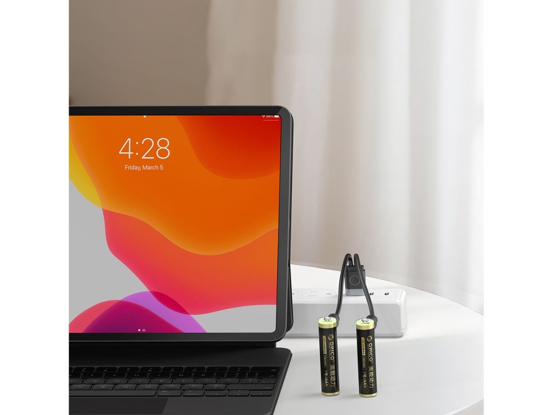 Orico Ener-G EG7C lithium battery 1.5V 500mWh AAA USB-C rechargeable battery 2 pcs.