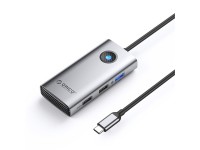 Orico PW11-5P USB-C Hub Docking Station 1x USB-A 3.0 + 2x USB-A 2.0 + 1x USB-C PD + 1x HDMI - Gray