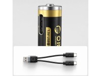 Orico Ener-G EG7C AAA Lithium Battery 1.5V 500mWh USB-C Rechargeable Battery with Charging Cable 2 p Orico Ener-G EG7C AAA Lithium Battery 1.5V 500mWh USB-C Rechargeable Battery with Charging Cable 2 p
