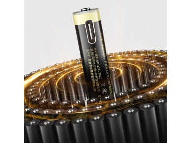 Bateria de l�tio Orico Ener-G EG7C 1,5V 500mWh AAA recarreg�vel via USB-C com cabo de carregamento (