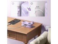 Orico AP3 20W GaN 5in1 Power Strip 2x AC + 2x USB-A + 1x USB-C - Purple Orico AP3 20W GaN 5in1 Power Strip 2x AC + 2x USB-A + 1x USB-C - Purple