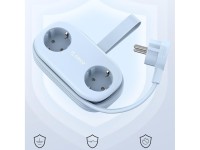 Regleta de alimentación Orico AP3 de 20 W GaN 5 en 1: 2 puertos CA + 2 puertos USB-A + 1 puerto USB- Regleta de alimentación Orico AP3 de 20 W GaN 5 en 1: 2 puertos CA + 2 puertos USB-A + 1 puerto USB-