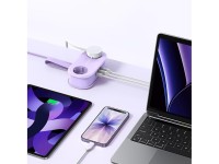 Orico AP3 20W GaN 5in1 Power Strip 2x AC + 2x USB-A + 1x USB-C - Purple Orico AP3 20W GaN 5in1 Power Strip 2x AC + 2x USB-A + 1x USB-C - Purple