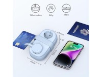 Regleta de alimentación Orico AP3 de 20 W GaN 5 en 1: 2 puertos CA + 2 puertos USB-A + 1 puerto USB- Regleta de alimentación Orico AP3 de 20 W GaN 5 en 1: 2 puertos CA + 2 puertos USB-A + 1 puerto USB-