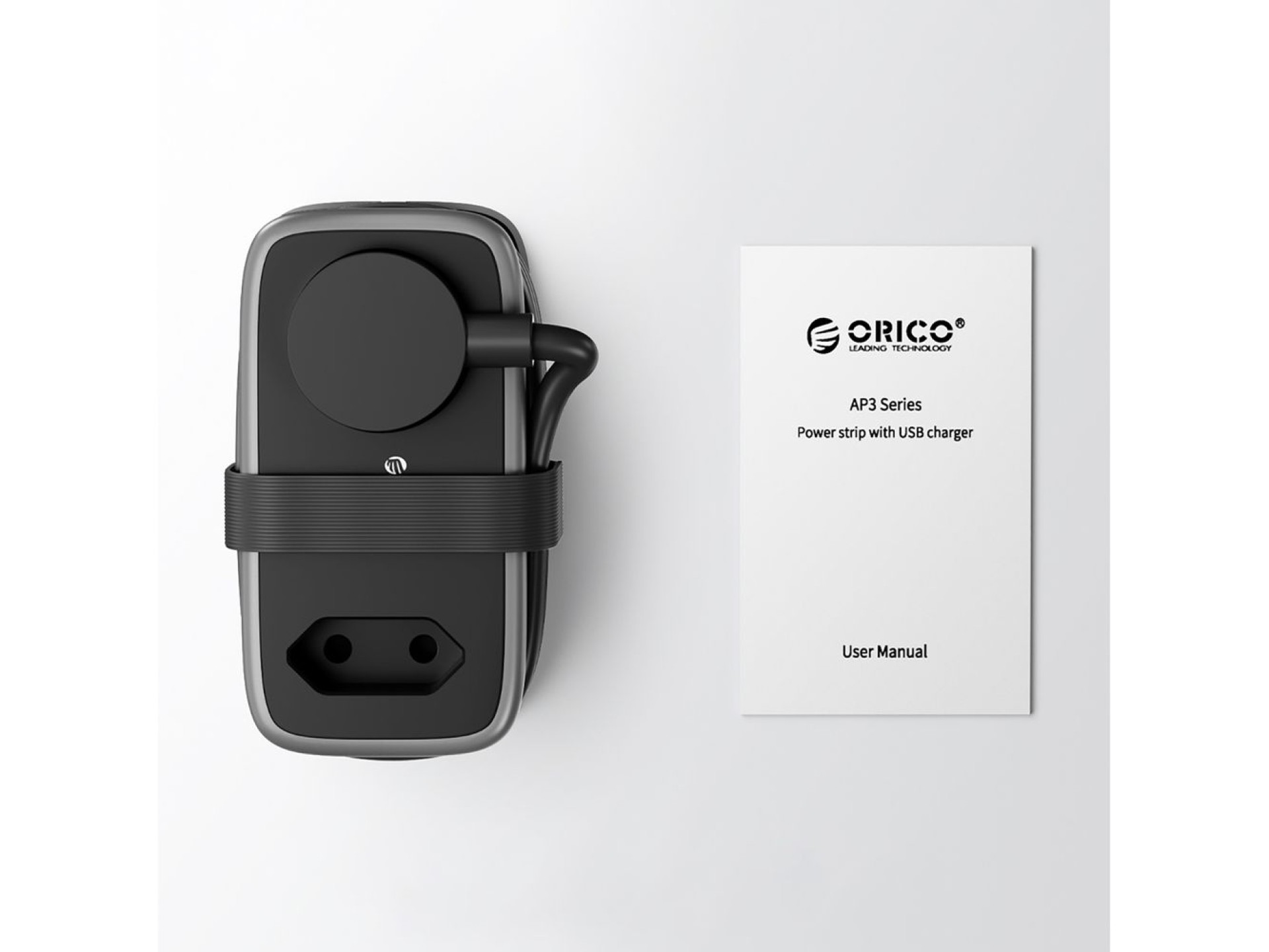 Orico AP3 65W GaN 6in1 Power Strip 2x AC + 2x USB-A + 2x USB-C - Black